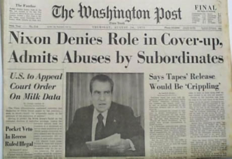 WashingtonPost-NixonDeniesRoleInCoverUp