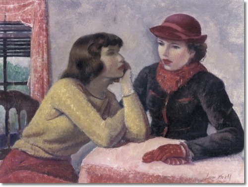 Leon Kroll (1884–1974) Study for Conversation, 1940