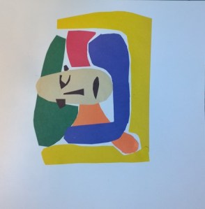 William Eaton, cut-out, based on 13th century sculpture