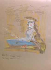 Après "Le jeune dessinateur" (The Young Draftsman), Jean-Baptiste-Siméon Chardin, 1737