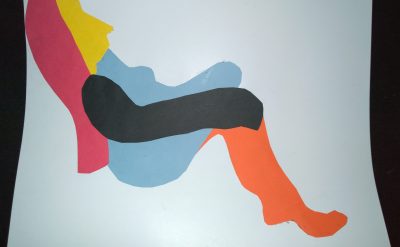 Cut-out with red hair, Feb 2017, by William Eaton