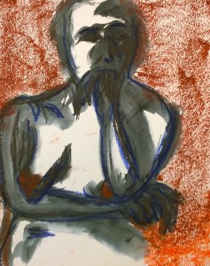 Annalisa in shadow, 2 March 2019, by William Eaton - 2