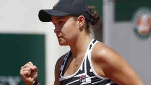 Ash Barty, image from AAP (ESPN) online story, 6 June 2019