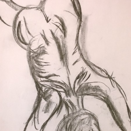 Claudia - yes, upside down - 3 March 2019, by William Eaton - 1