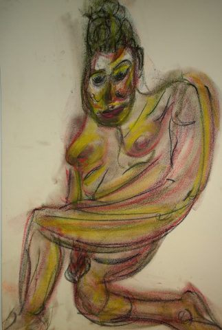 Now we're talking, drawing by William Eaton, 2019