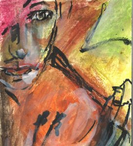 Perrin face, breast in color, by William Eaton, 2019