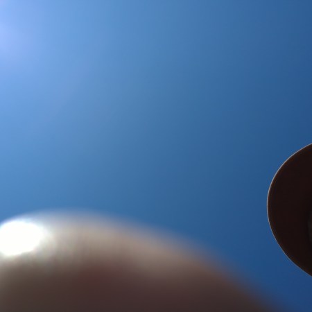 Odd selfie shot, photo by William Eaton,April 2020