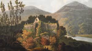 from Four Views of Tintern Abbey by Frederick Calbert (1815)
