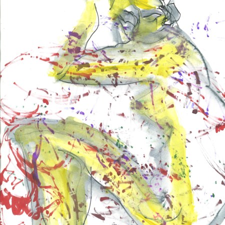 The red dots painting, William Eaton, June 2020