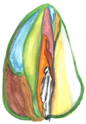 Inside the avocado, by William Eaton, 2021