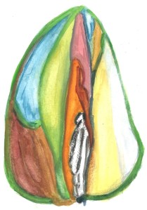 Inside the avocado, by William Eaton, 2021