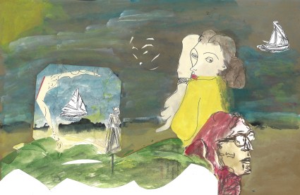 Beach collage, William Eaton, 2021