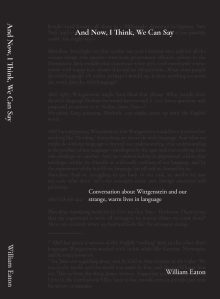 And Now, I Think, We Can Say, book cover