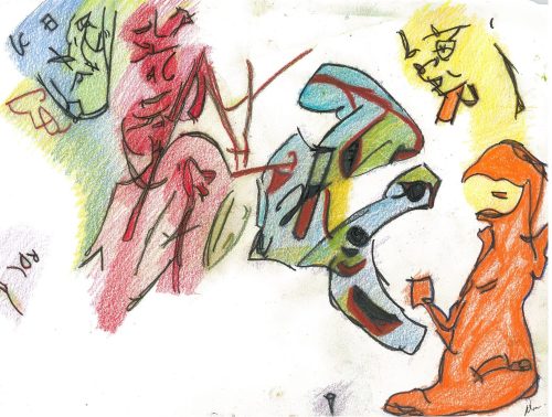 Five colleagues, for Picasso - William Eaton, 2021