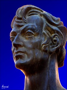 Martialis (Martial) Bust by Juan Cruz Melero (1910-1986)