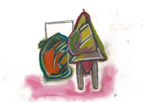 Triangle, two rectangles, for Picasso - William Eaton, 2021