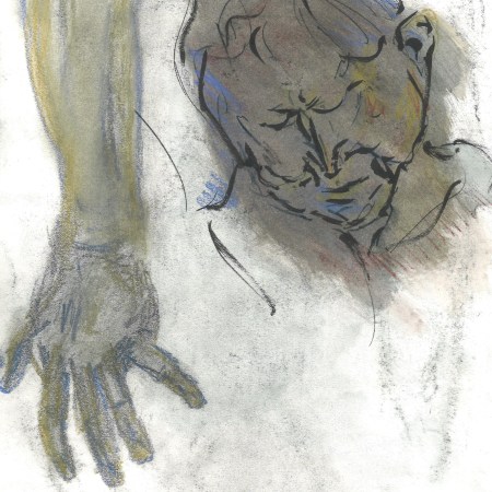 Man and hand, Figureworks, February 2020, by William Eaton