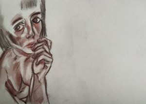 Woman on the Edge of Green 3 - William Eaton, 2022