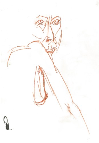 Lady in red - William Eaton, 2022