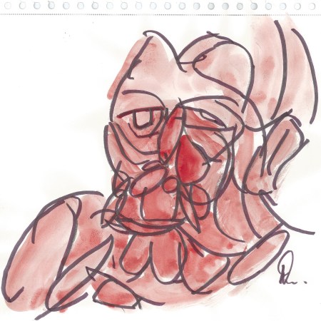 Renna-ish in red patches -William Eaton, 2022