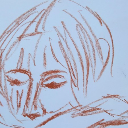 Ami, face, close-up (crop) Ami - William Eaton, 2022