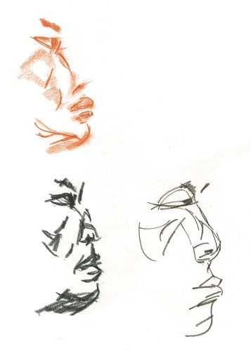 Three heads (Solange) scan - William Eaton, 2022