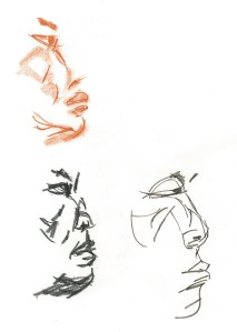 Three heads (Solange) scan - William Eaton, 2022