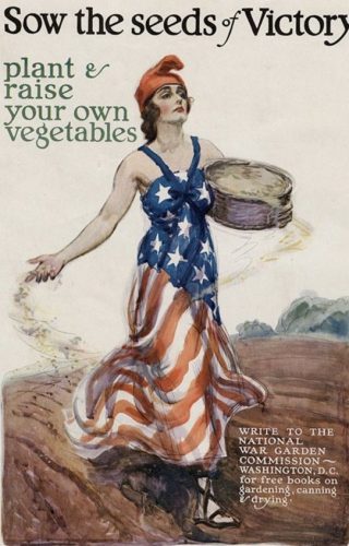 "So the seeds of victory" - World War I propaganda poster