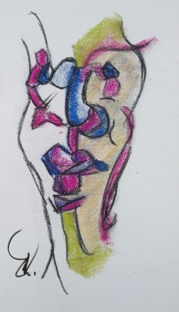 Pascale, genou gauche - William Eaton, 2023