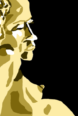 Pregnant woman, nude, by William Eaton