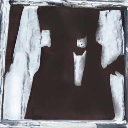 door being repainted led to photo which electronic paint further developed - William Eaton, 2024